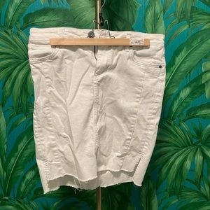 White jean skirt (Nordstrom)